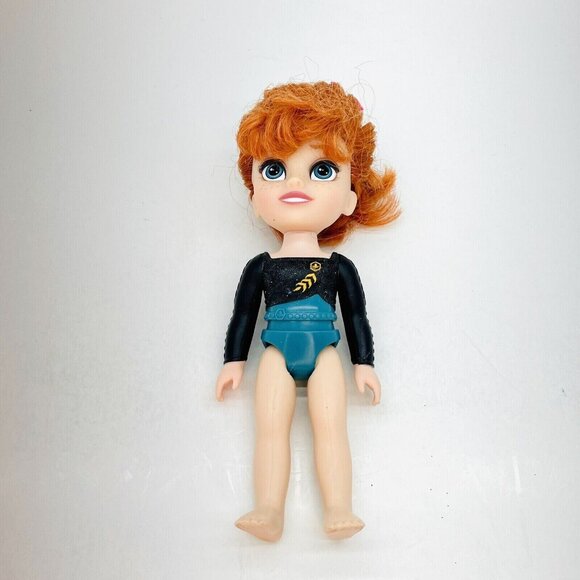 Disney Frozen 2 Petite Adventure Anna Doll  Rare Dress Costume Jakks Pacific Toy - Picture 4 of 11